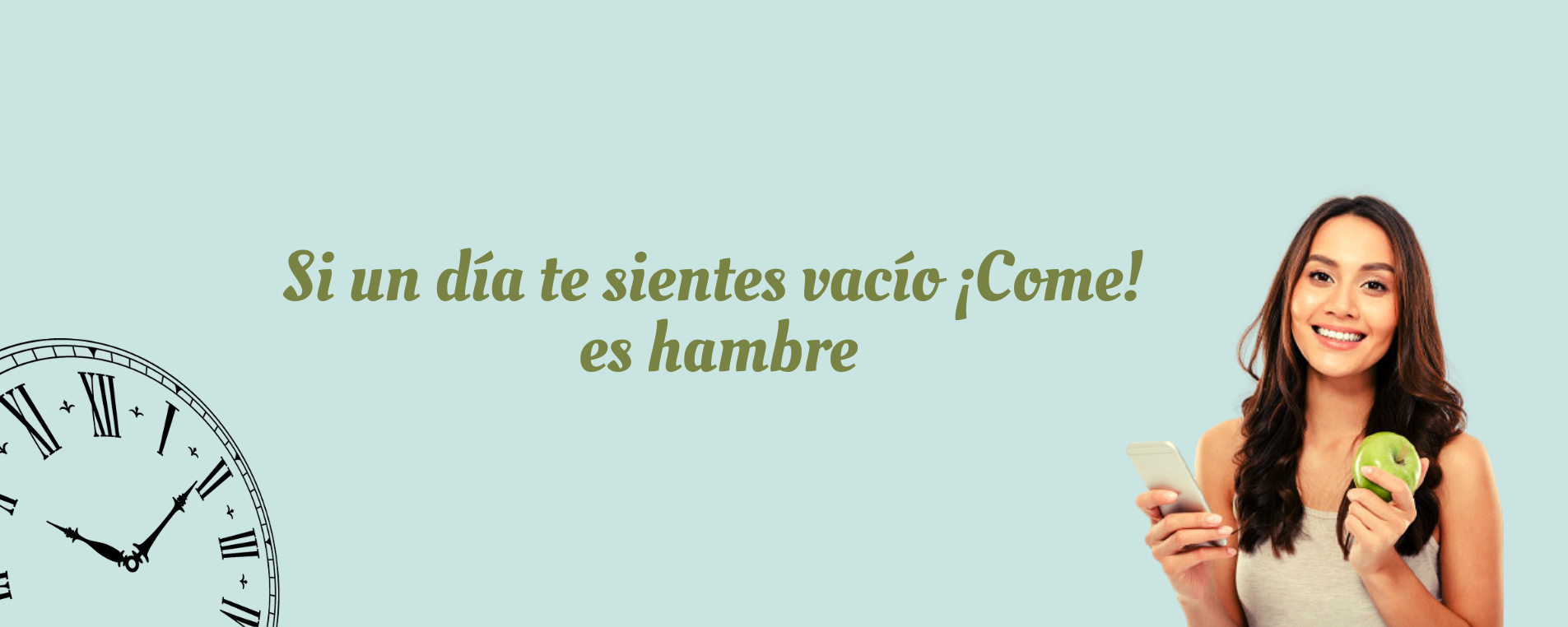 Si un día te sientes vacío, come, es hambre.